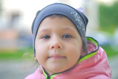 Portrait of cute girl