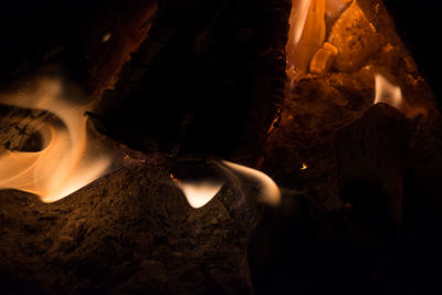 Rock formation in cave