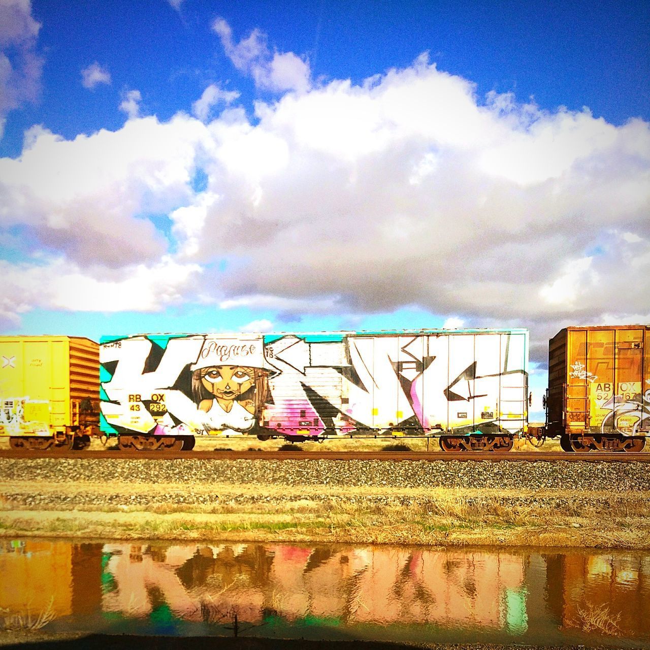 Train desert day