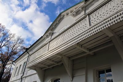 Low angle view of building against sky