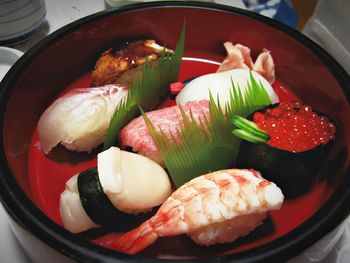 Close-up of food in plate