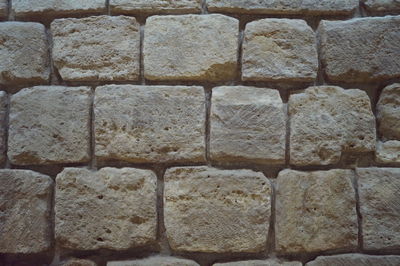 Full frame shot of stone wall