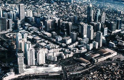 Aerial view of cityscape