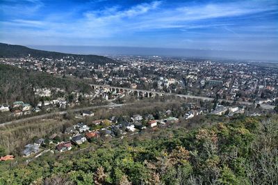 Aerial view of cityscape