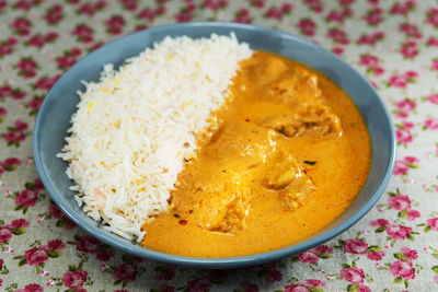 Close-up of soup in bowl