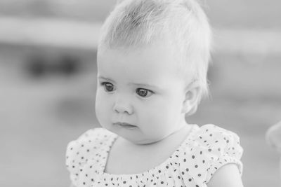 Close-up of cute baby boy