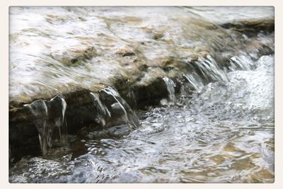 River flowing through rocks