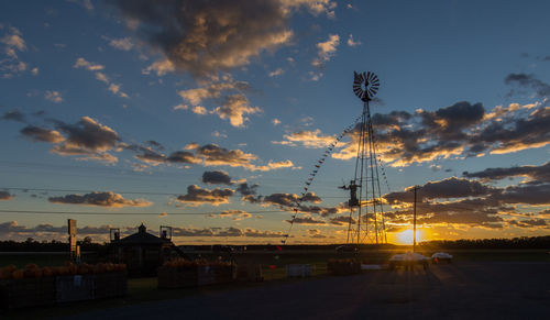 Scenic view of sky during sunset