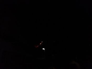 View of illuminated tunnel