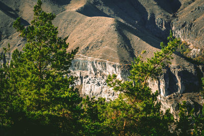 View to vardzia in georgia