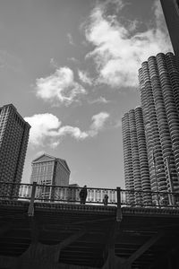 Low angle view of buildings against sky