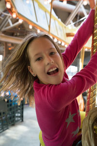 Portrait of smiling girl