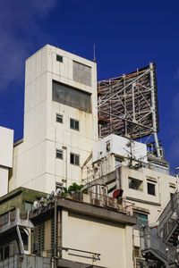 Low angle view of buildings against sky