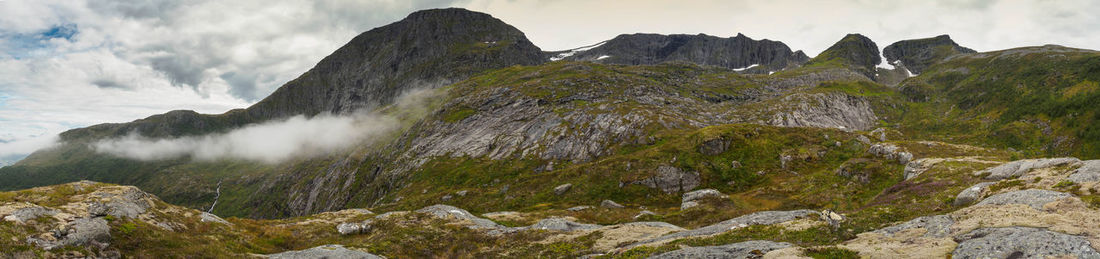 Scenic view of mountains