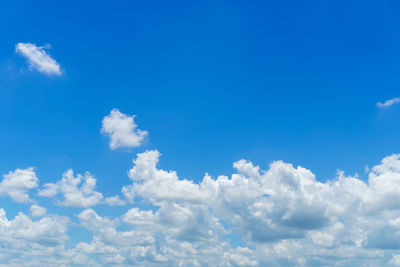 Low angle view of clouds in sky