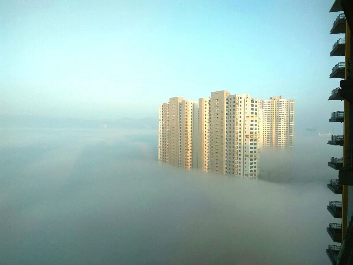 AERIAL VIEW OF CITYSCAPE