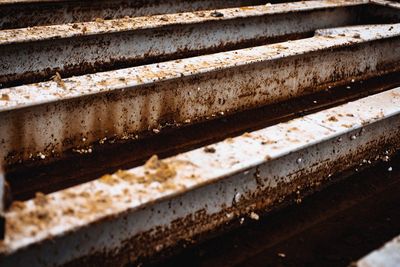 Full frame shot of rusty metal