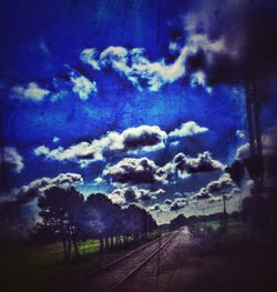 Road passing through landscape