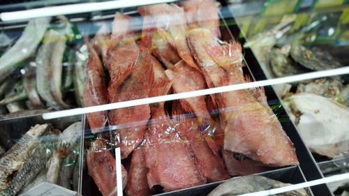 Close-up of food for sale at market stall