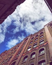 Low angle view of building against sky