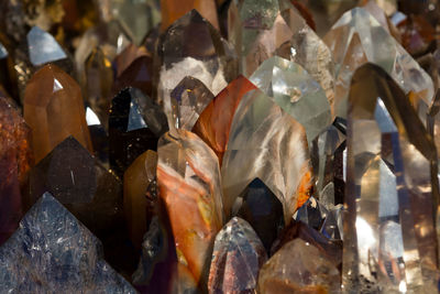 Close-up of crystals