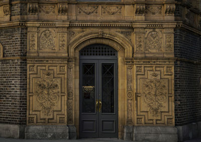 Entrance of historic building