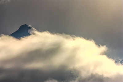 Low angle view of clouds in sky