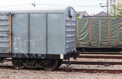 Train on railroad track