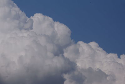 Low angle view of clouds in sky