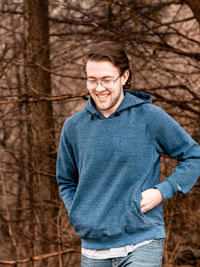 Portrait of a man smiling