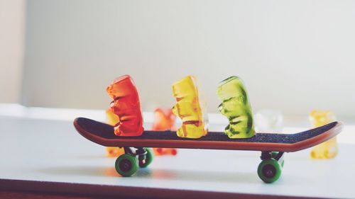 Close-up of food on table
