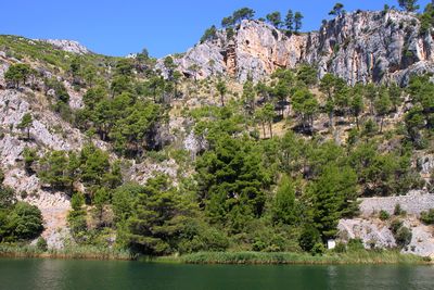 Scenic view of mountain against sky