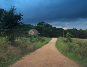 Road passing through landscape