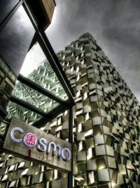 Low angle view of building against sky