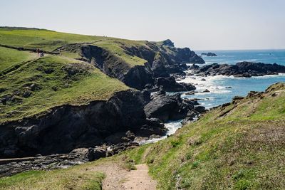 Cornish coast