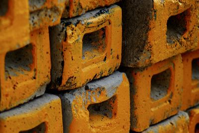 Full frame shot of construction equipment 