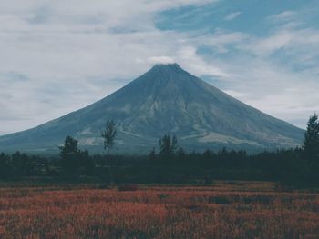 Mount mayon in daraga, albay