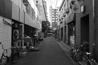 Street amidst buildings in city