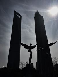 Low angle view of building against sky