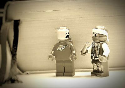 Close-up of toy on table