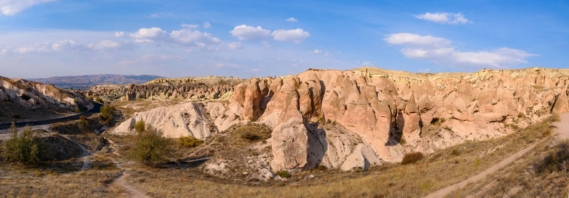 Panoramic view of landscape against sky