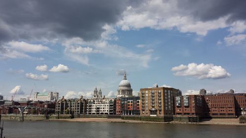 River with buildings in background