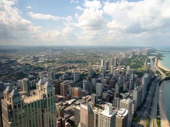 Aerial view of cityscape