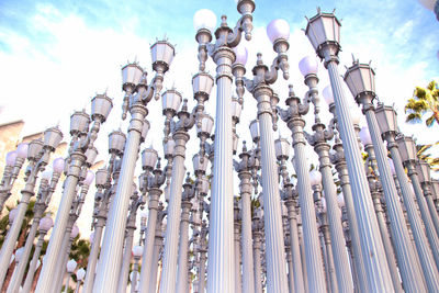 Low angle view of built structure against sky