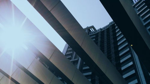 Low angle view of modern building