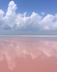 Scenic view of cloudy sky