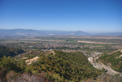 The stob earth pyramids in the foothills of the rila mountains in bulgaria