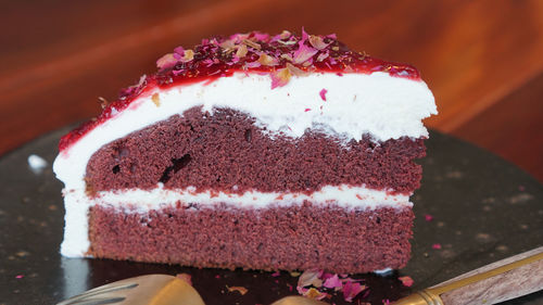 Close-up of cake