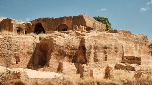 Dara or daras ancient city. ruins of east roman fortress city in northern mesopotamia