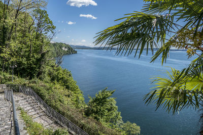 Landscape of the lake maggiore